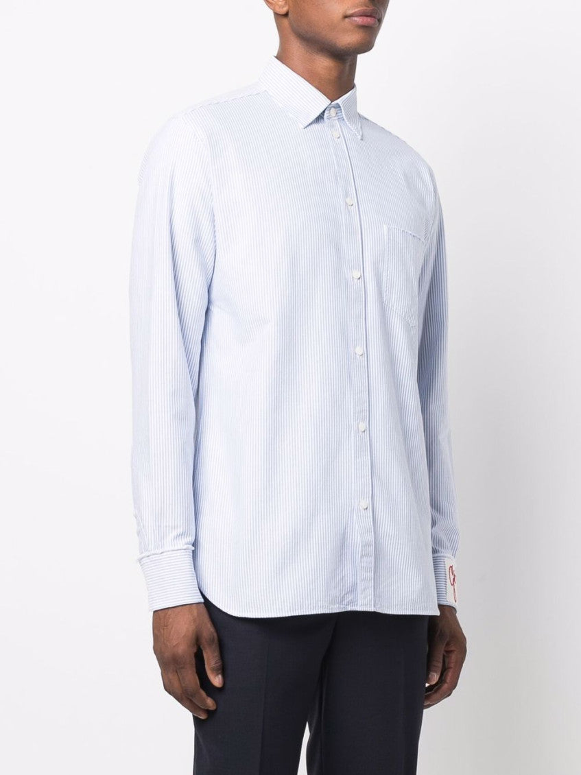 Light Blue Logo Patch Shirt 2