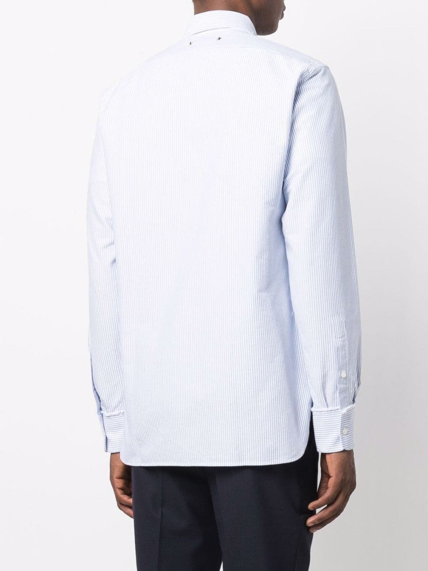 Light Blue Logo Patch Shirt 4