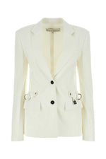 White Single Breasted Blazer 1