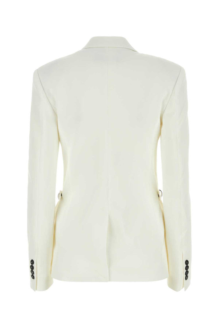 White Single Breasted Blazer 2