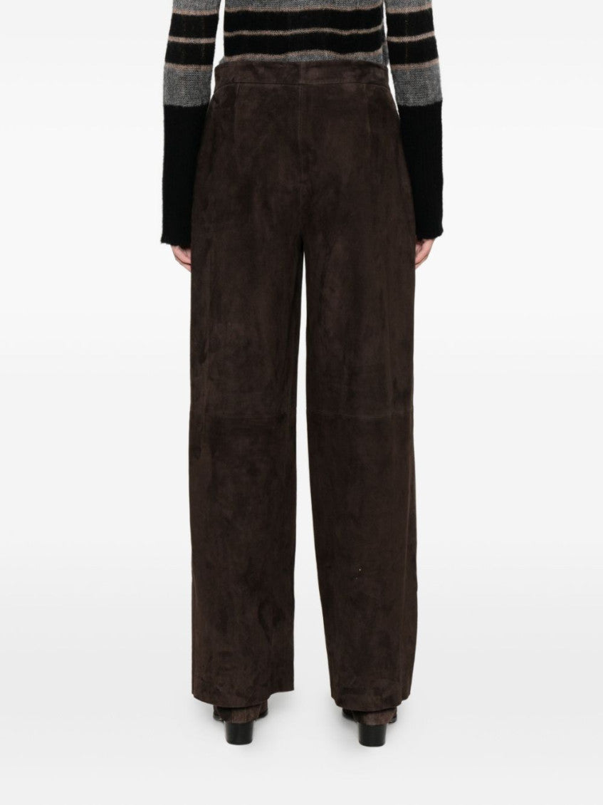 Brown Wide-leg Trousers 2