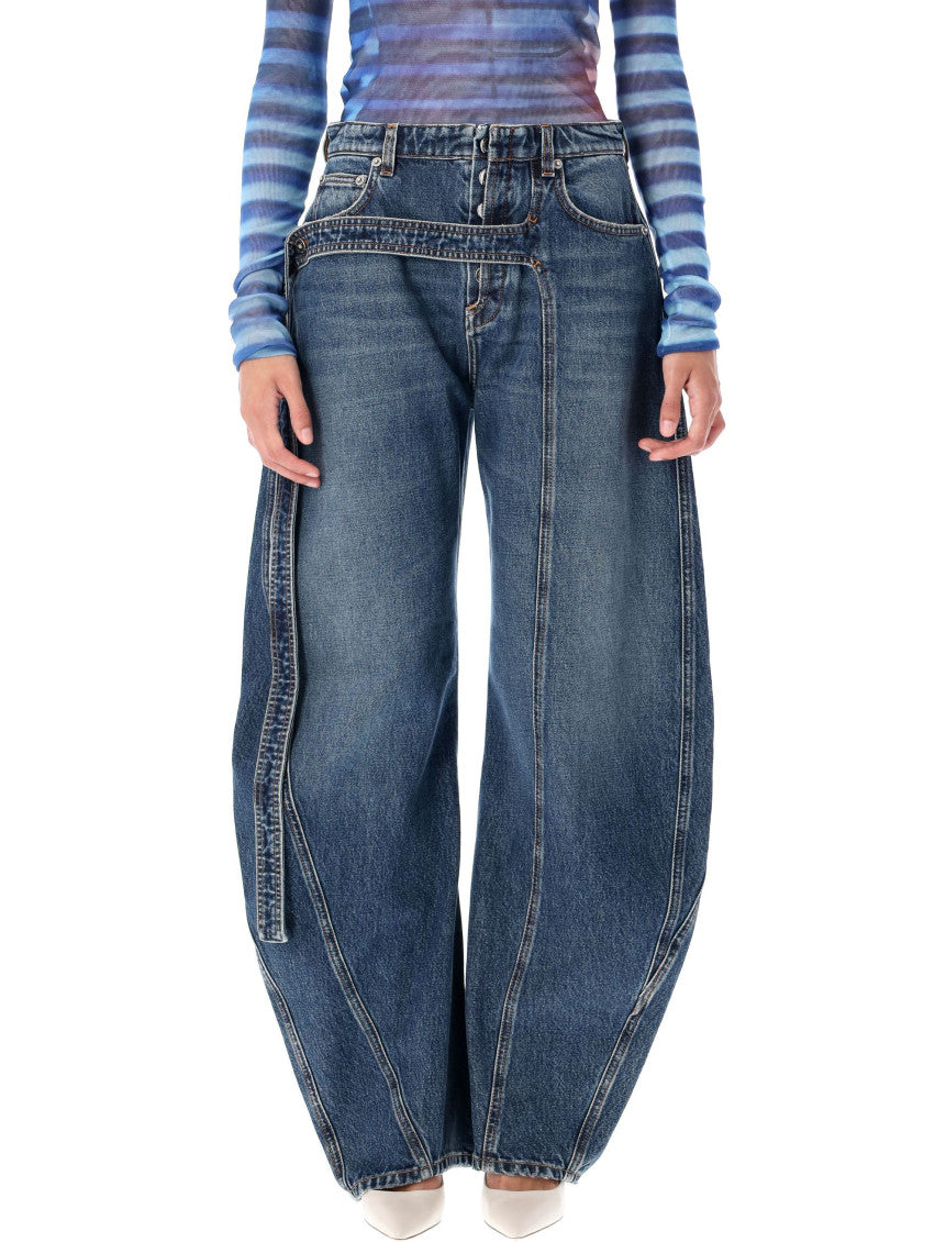 Blue Wide-Leg Jeans 1