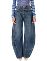 Blue Wide-Leg Jeans 1