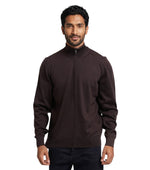 Dark Brown Zip Up Cardigan 1