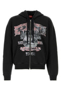 Black Graphic Print Hoodie 1