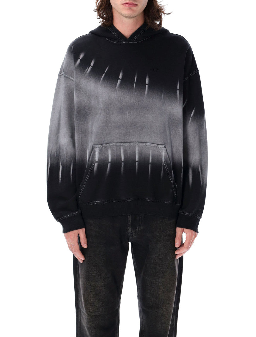 Black Tie-Dye Hoodie 1