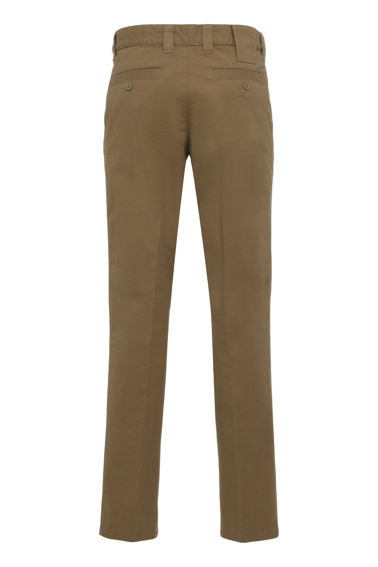Beige Slim Chino Trousers 2