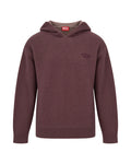 Maroon Logo Relaxed Hoodie 1