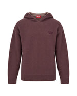 Maroon Logo Relaxed Hoodie 1