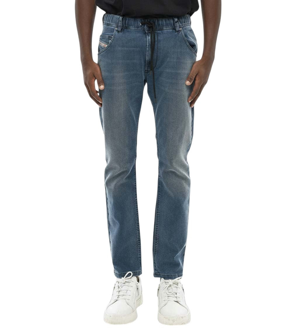 Blue Slim Mid Rise Jeans 1