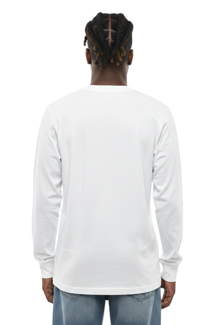 White Full Sleeves T-Shirt 2