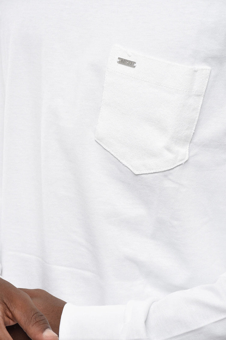 White Full Sleeves T-Shirt 3