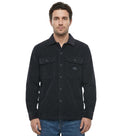 Dark Blue Corduroy Overshirt 1