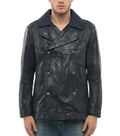 Dark Blue Double Breasted Jacket 1