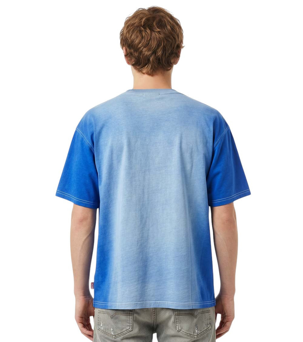Blue Graphic Print T-Shirt 2