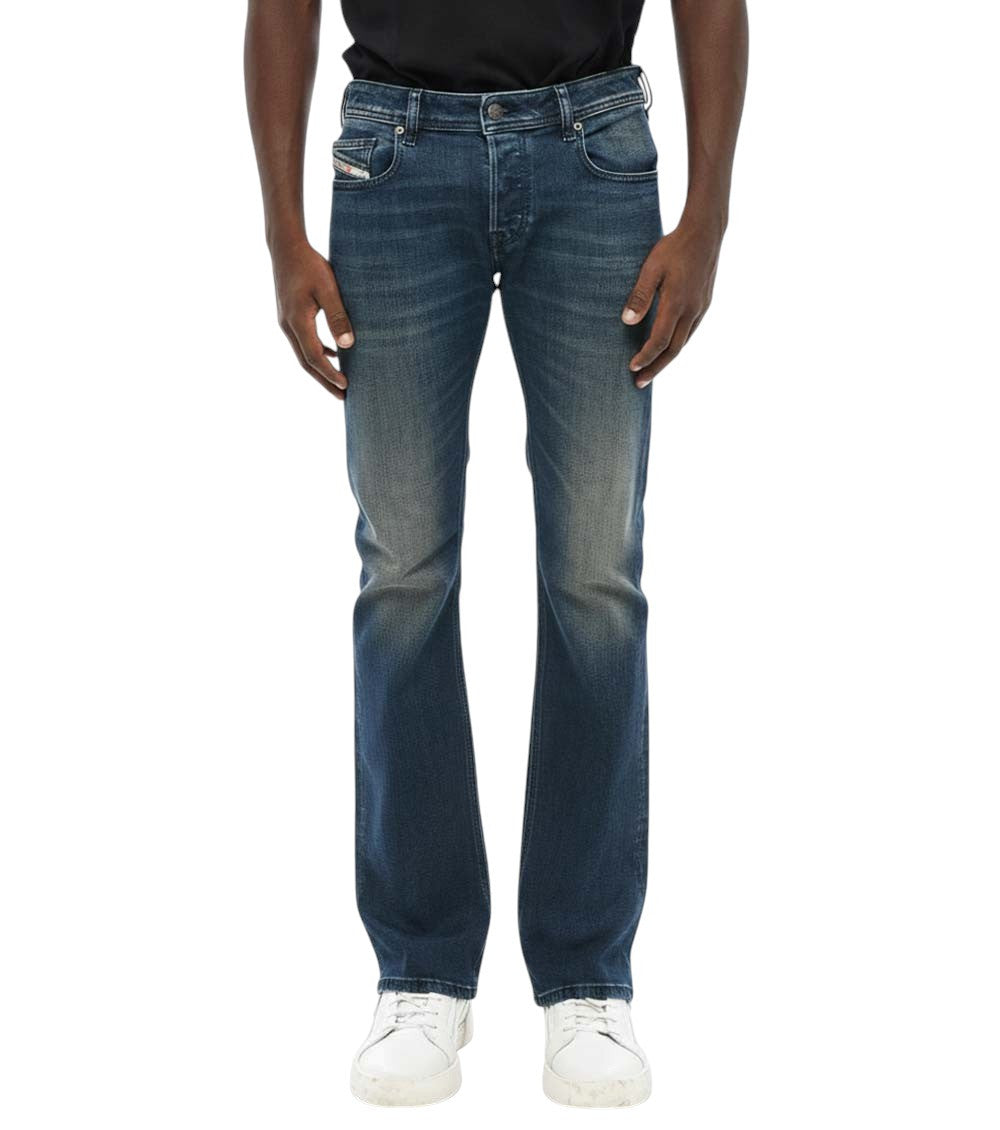 Blue Slim Mid Rise Jeans 1