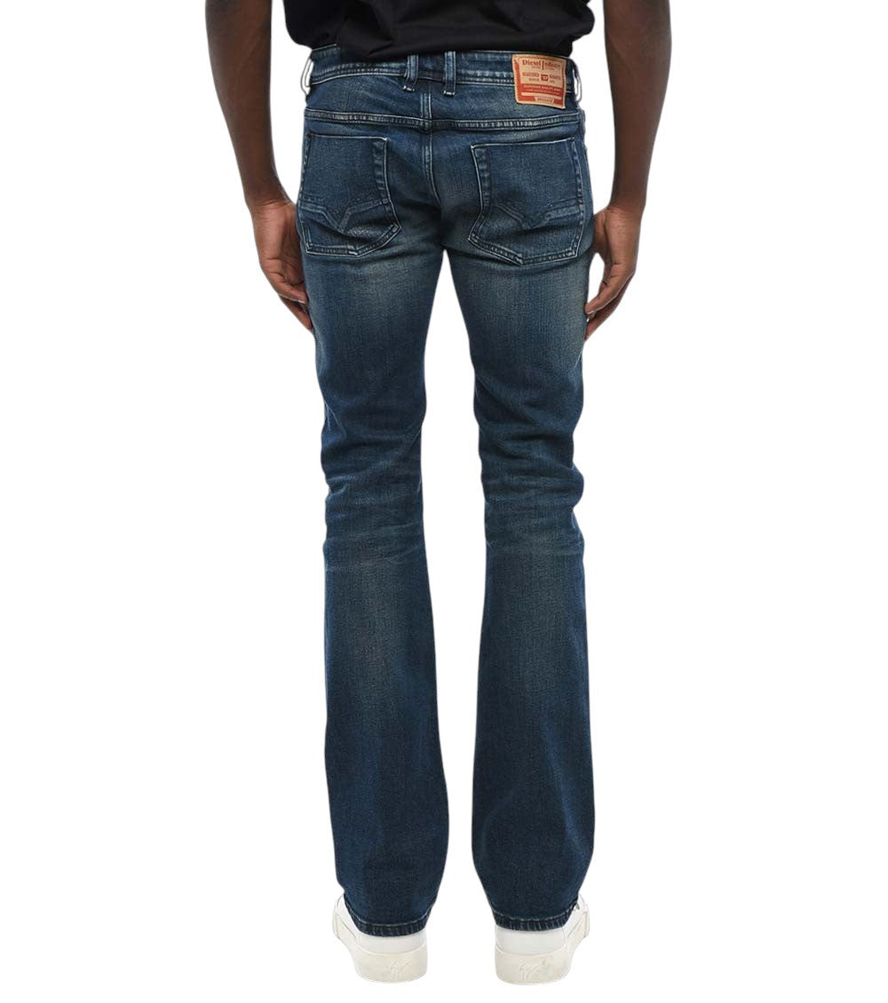 Blue Slim Mid Rise Jeans 2