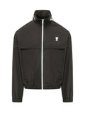 Black Mock Collar Jacket 1
