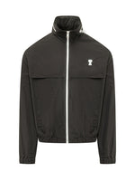 Black Mock Collar Jacket 1