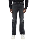 Black Straight Mid Rise Jeans 1