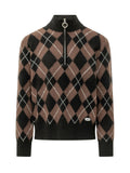 Black Mock Collar Sweater 1