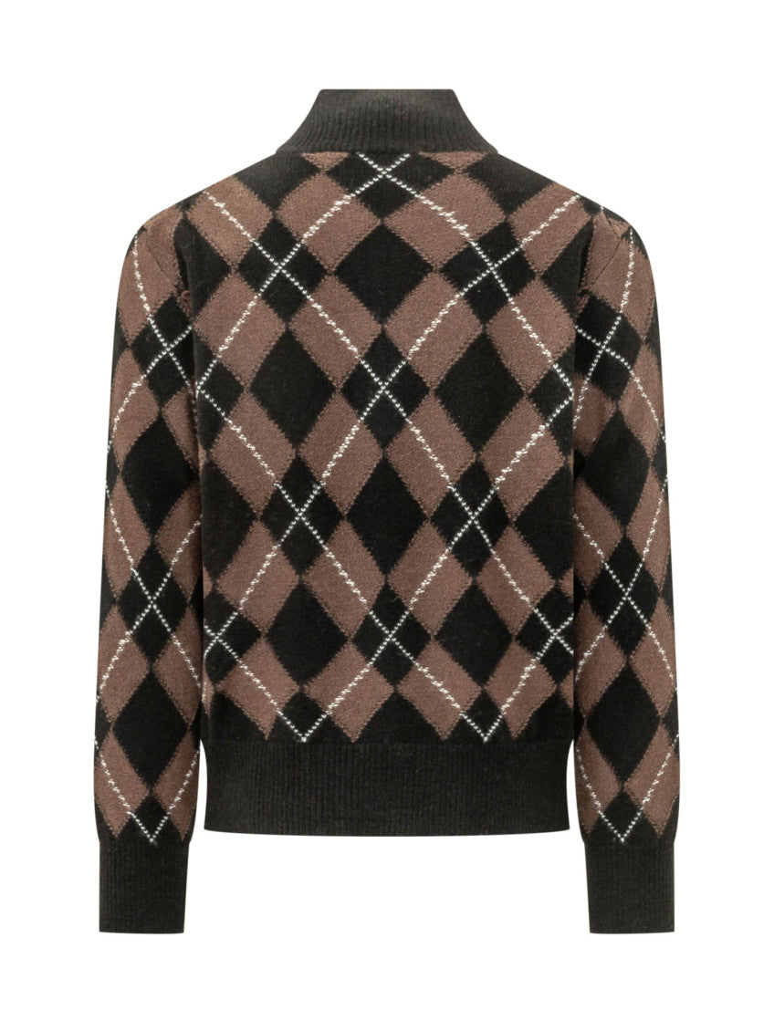 Black Mock Collar Sweater 2