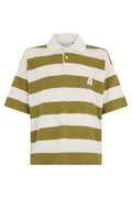 Off White Striped Polo 1