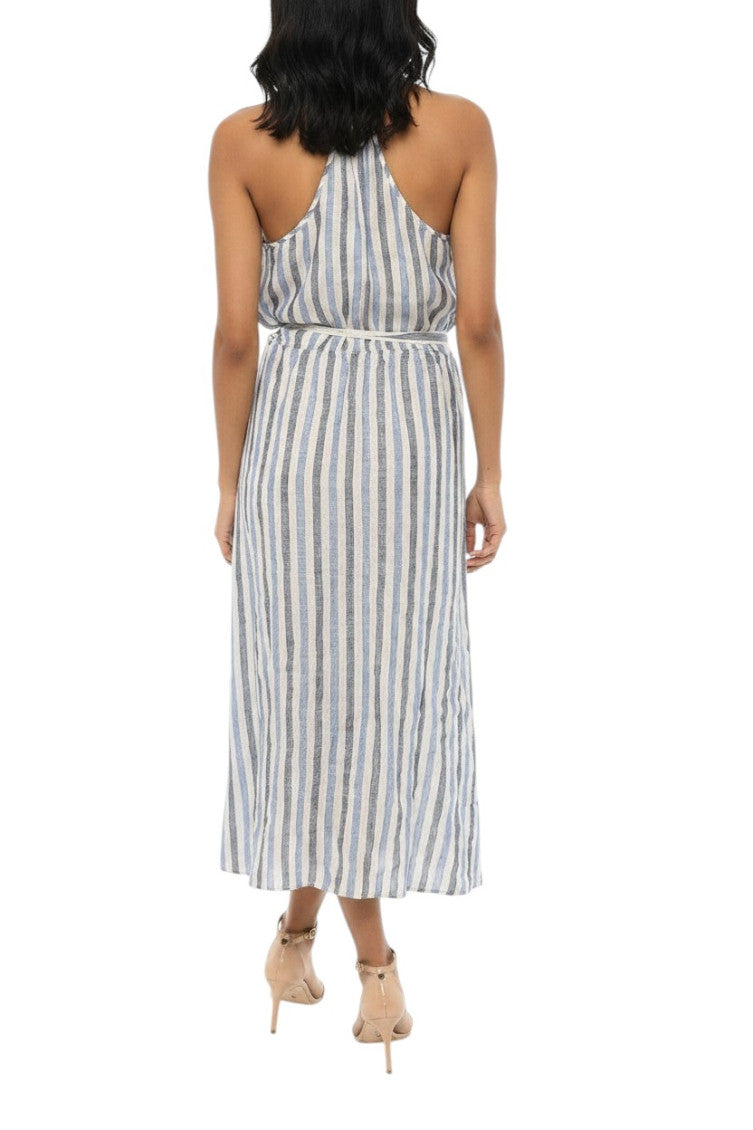 Light Blue Scoop Neck Maxi Dress 2