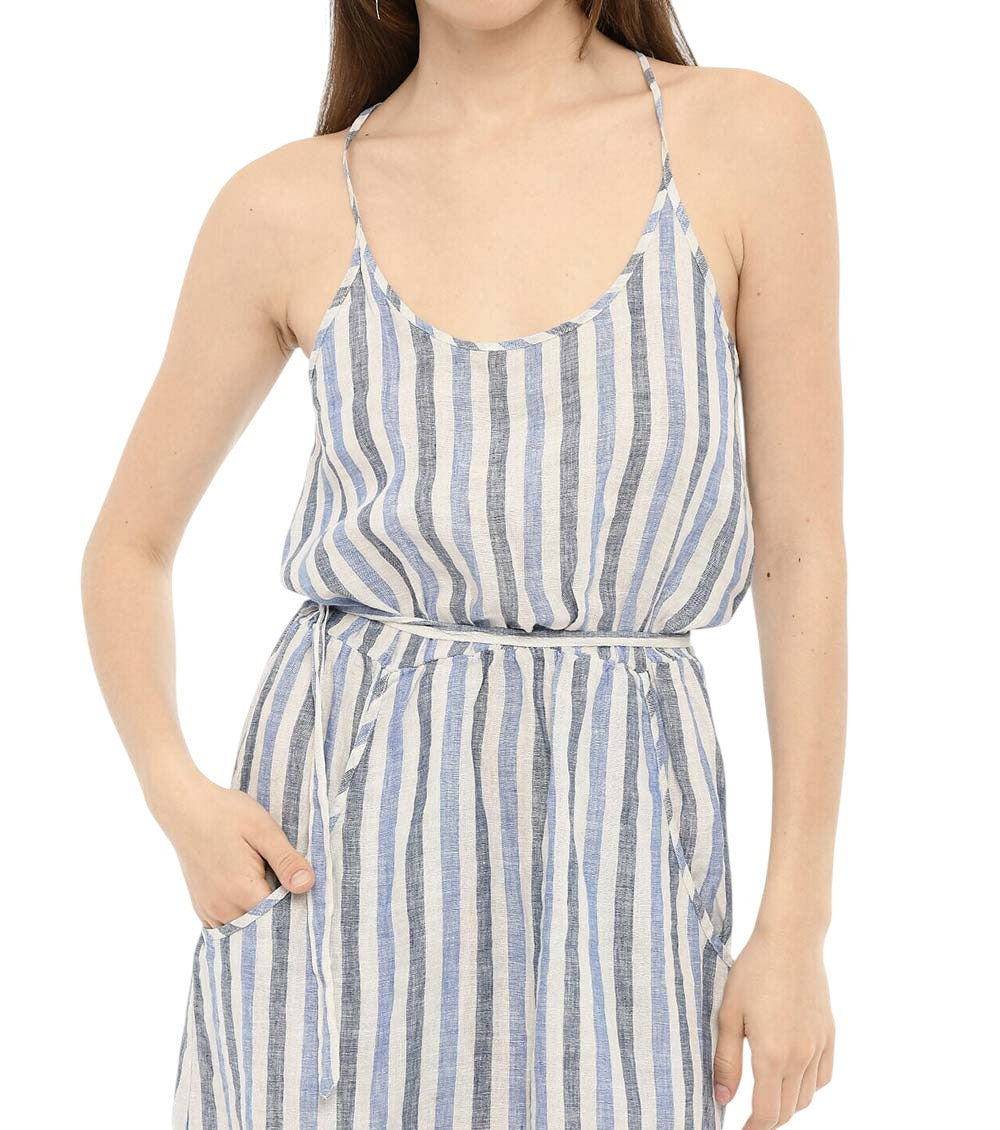 Light Blue Scoop Neck Maxi Dress 3