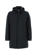 Dark Blue Parka Jacket 1