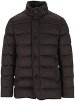 Dark Blue Quilted Jacket 1
