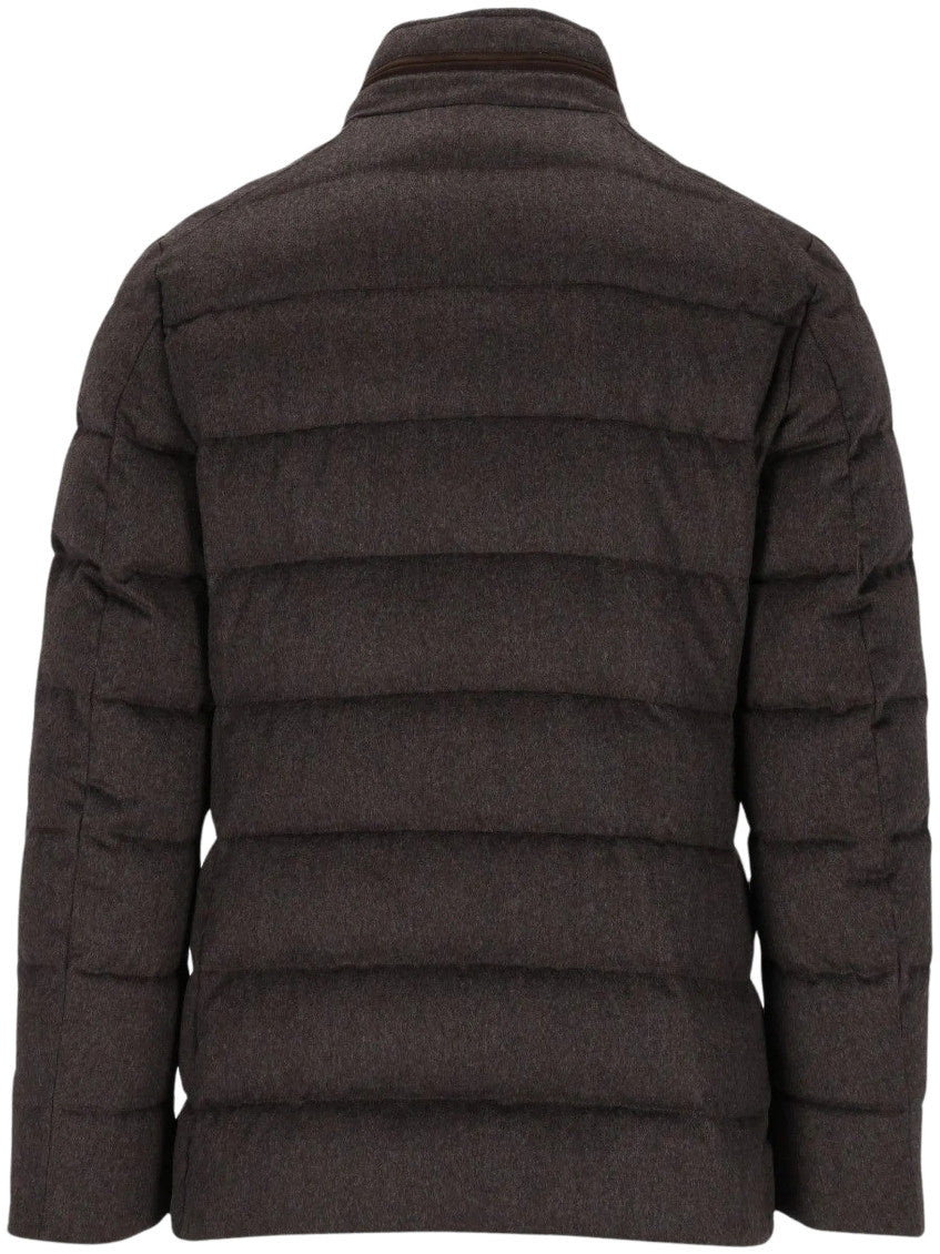 Dark Blue Quilted Jacket 2