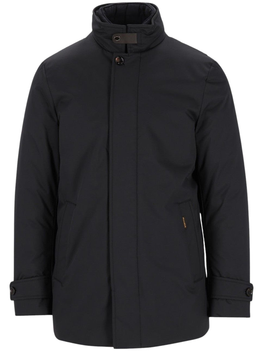 Dark Blue Quilted Jacket 1