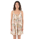 Multicolor Scoop Neck Mini Dress 1