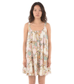 Multicolor Scoop Neck Mini Dress 1