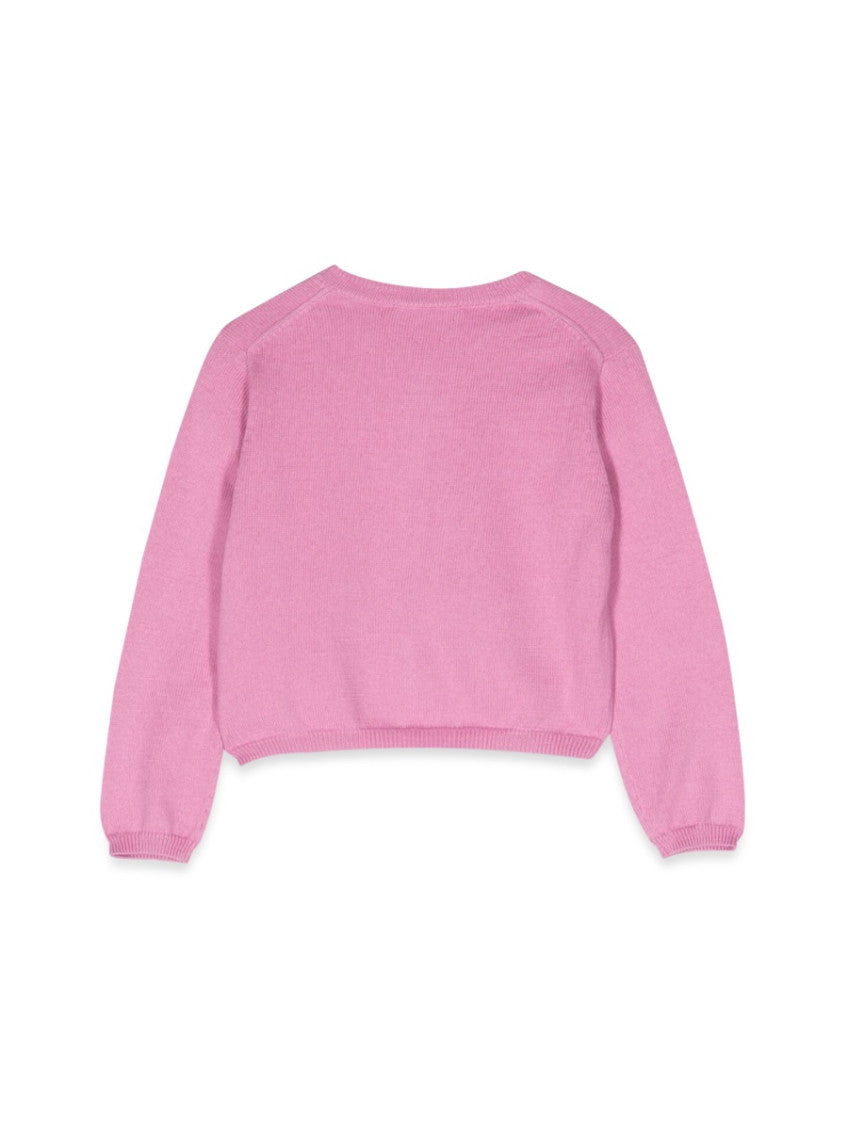 Baby Girl Pink Cotton Cardigan 2