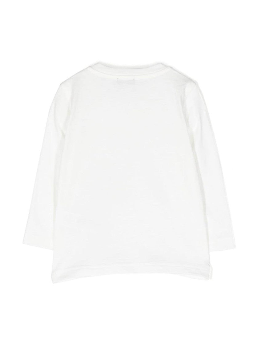Baby Boy White Graphic T-Shirt 2