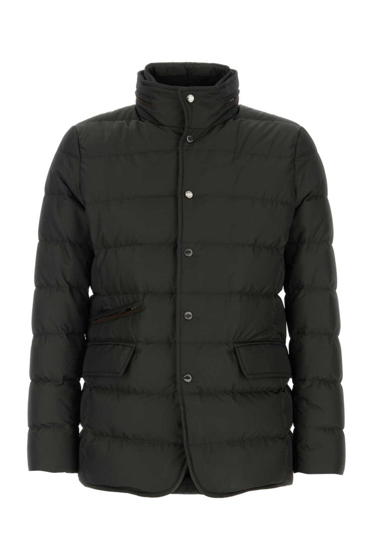 Dark Brown Down Jacket 1