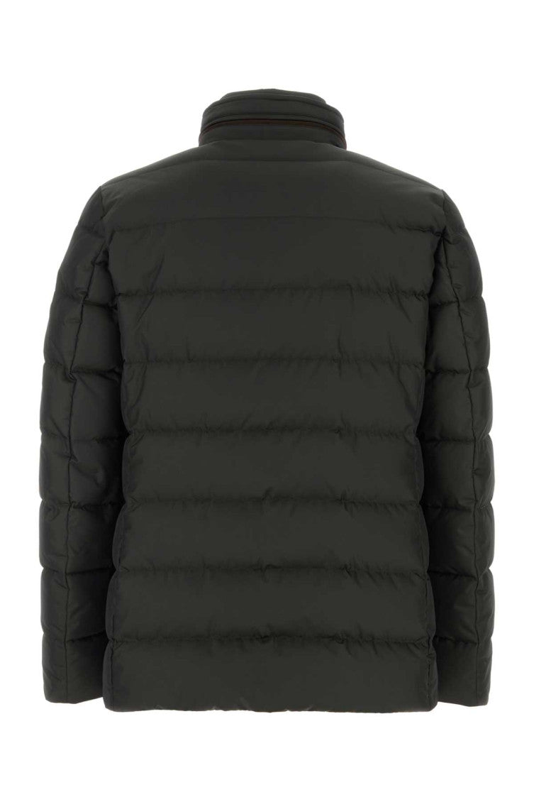Dark Brown Down Jacket 2