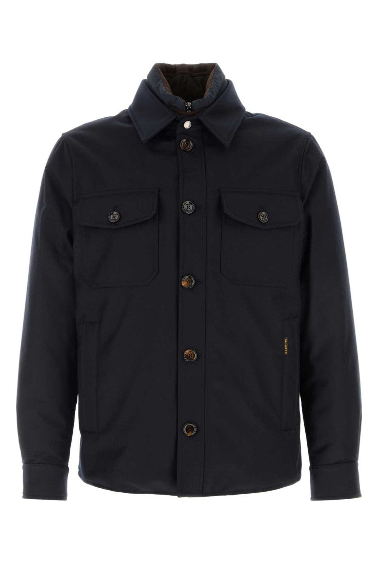 Blue Shirt Collar Jacket 1