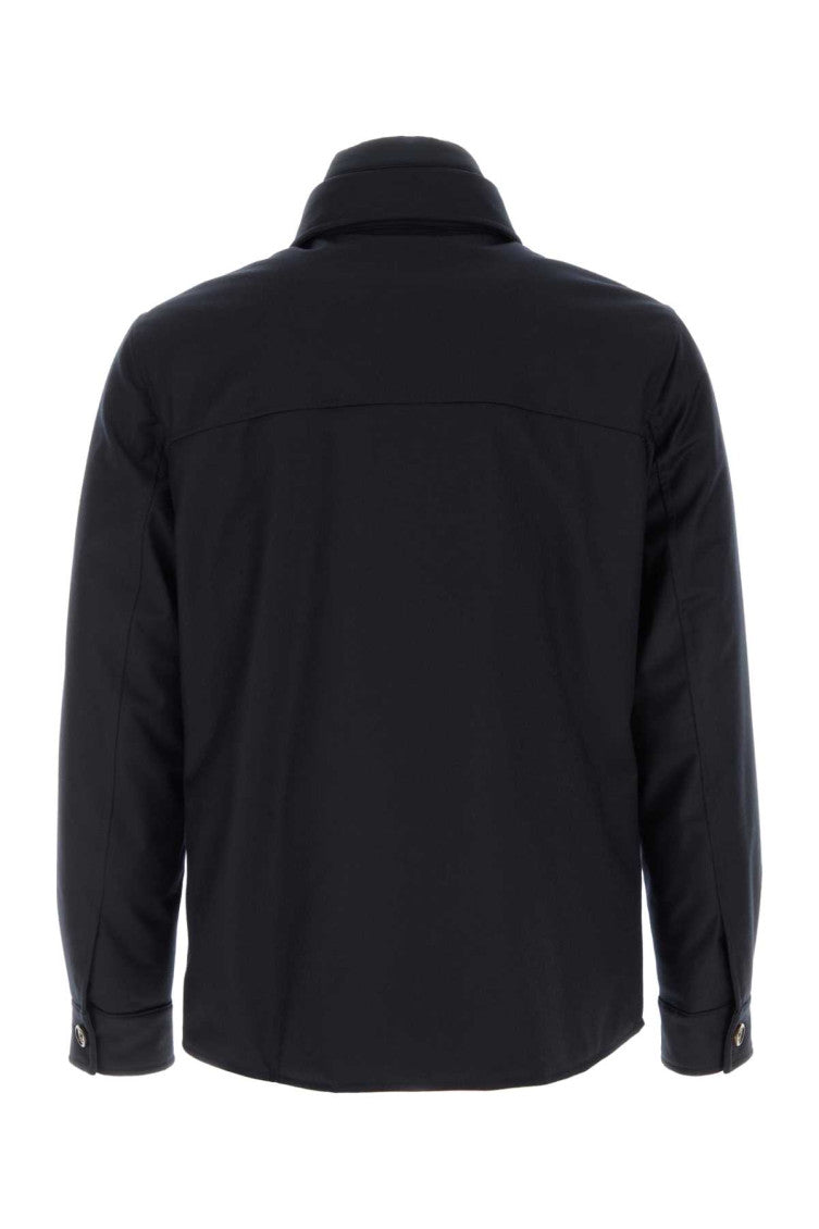 Blue Shirt Collar Jacket 2