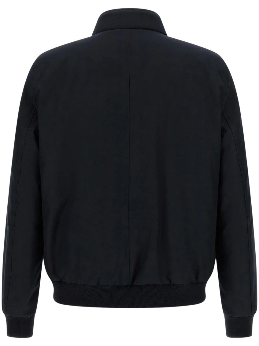 Dark Blue Solid Jacket 2