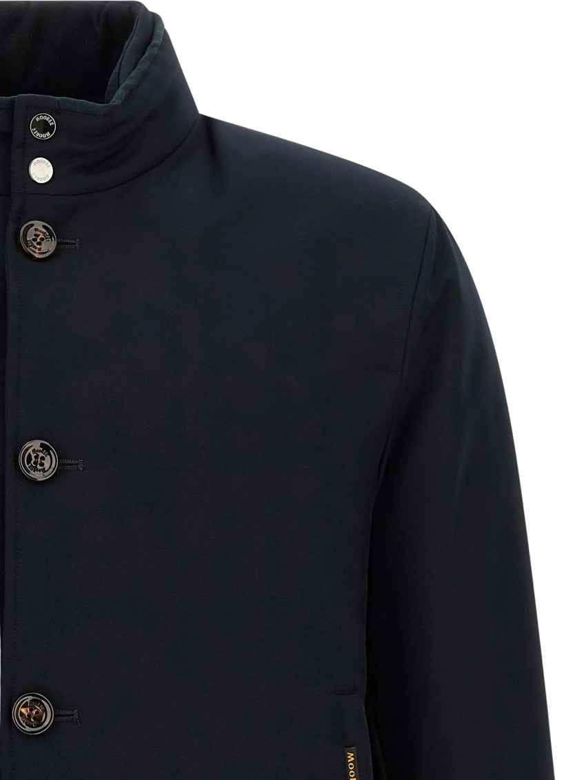 Dark Blue Solid Jacket 3