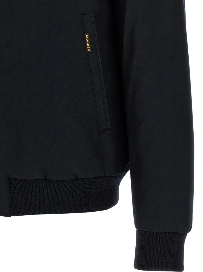 Dark Blue Solid Jacket 4