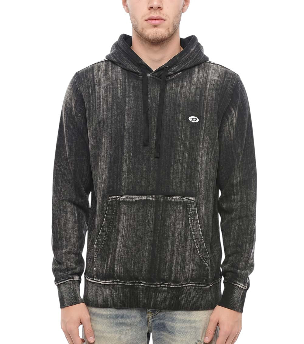 Black Regular Logo Hoodie 1