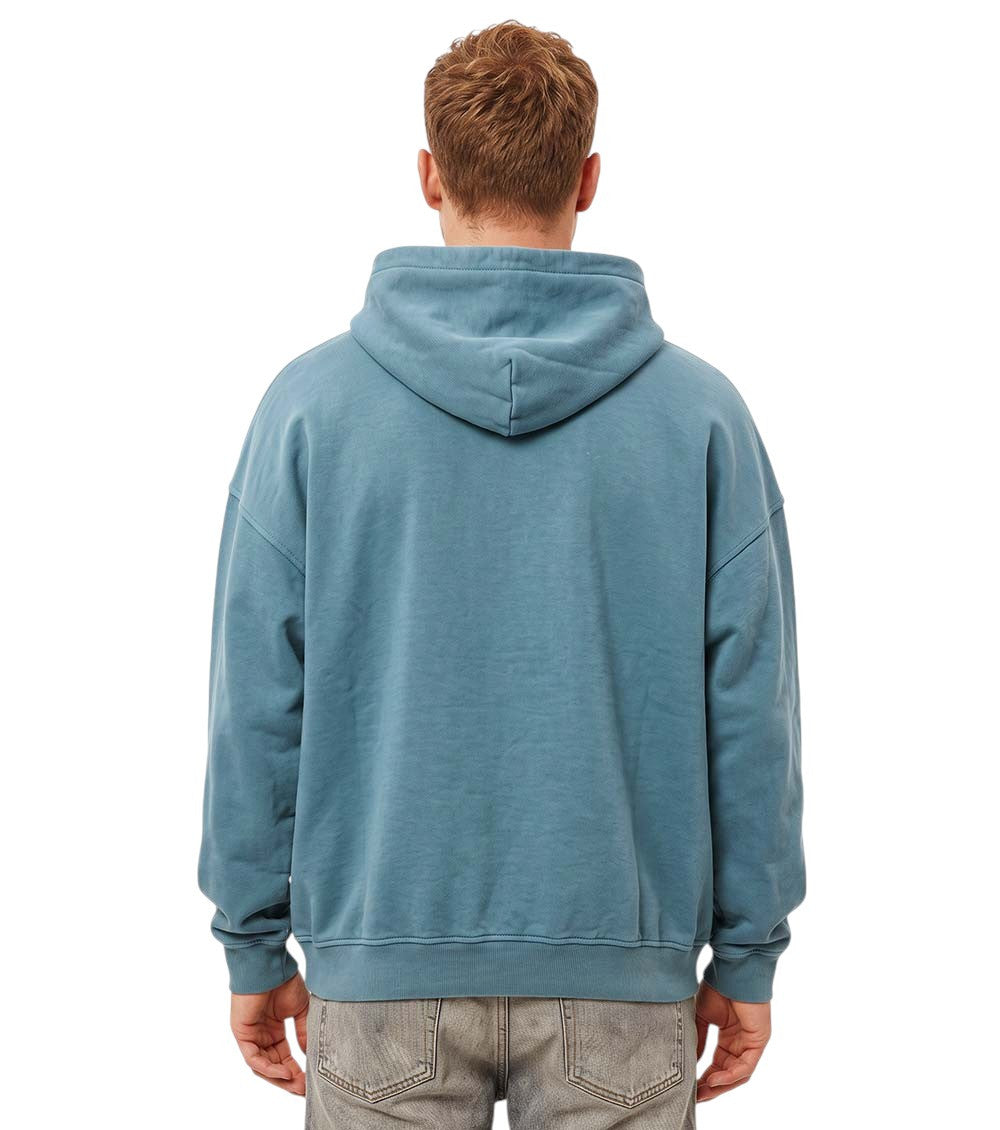 Blue Relaxed Logo Hoodie 2