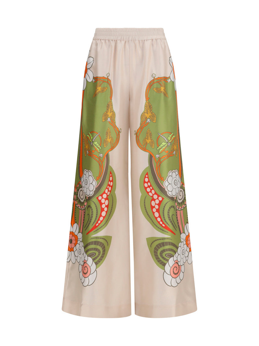 Beige Elasticated Pants 1