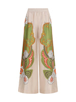 Beige Elasticated Pants 1