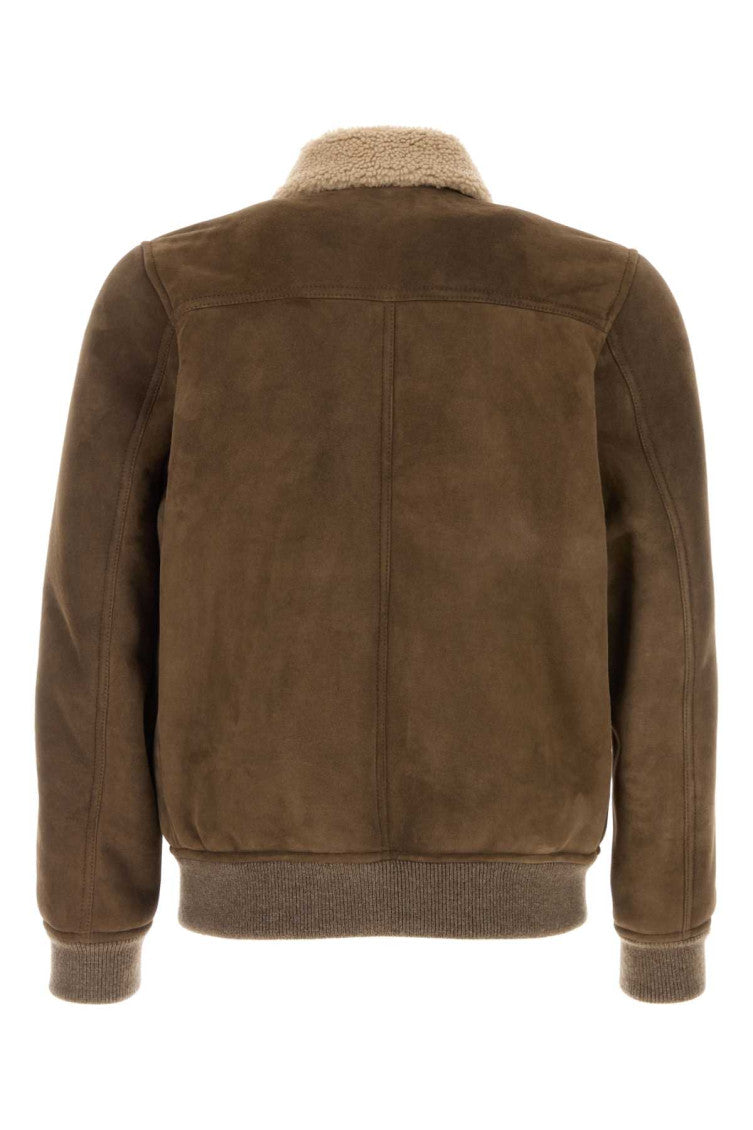 Brown Shirt Collar Jacket 2