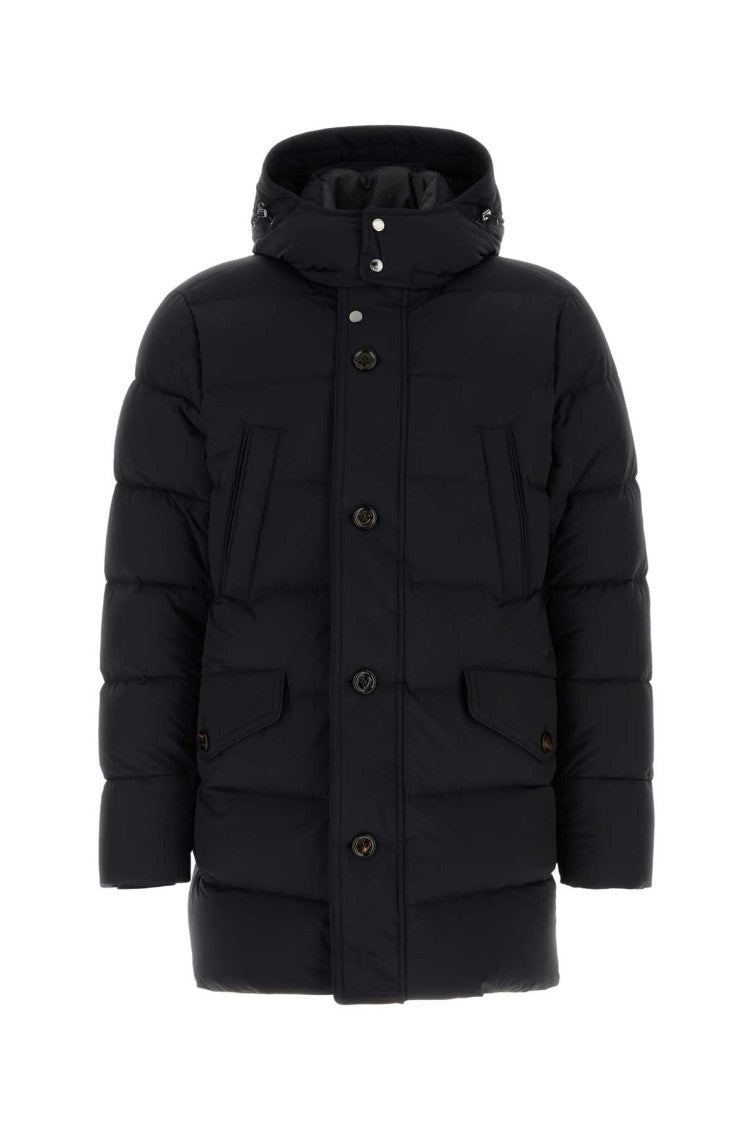 Dark Blue Hood Jacket 1